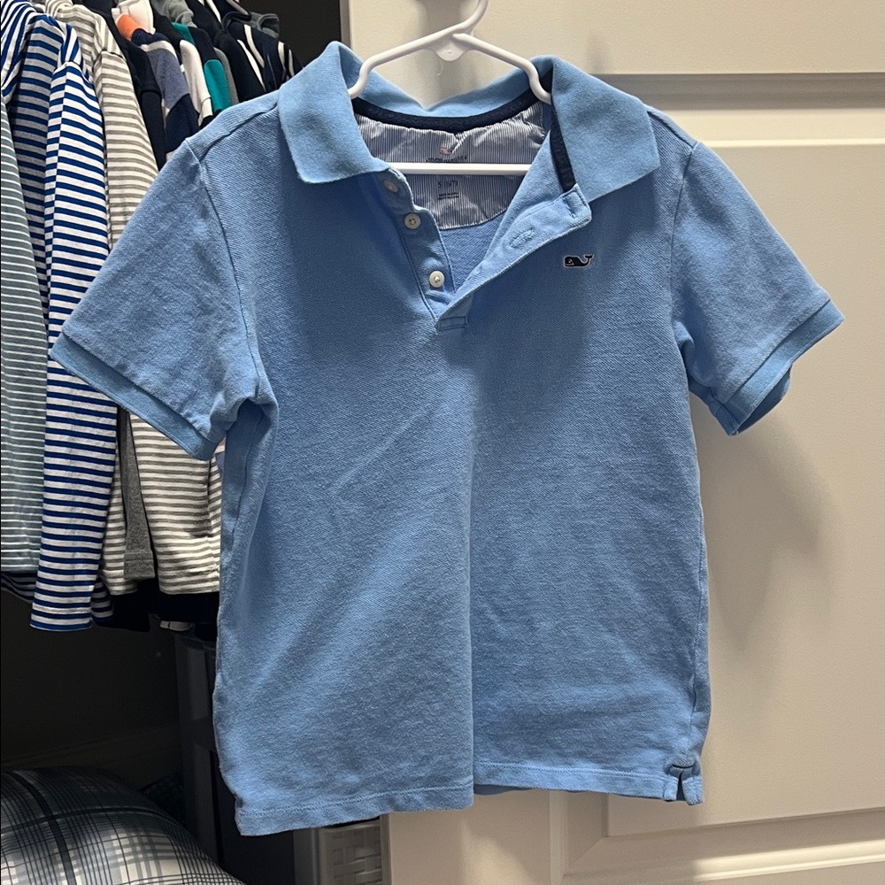 Vineyard Vines Light Blue Kids Polo